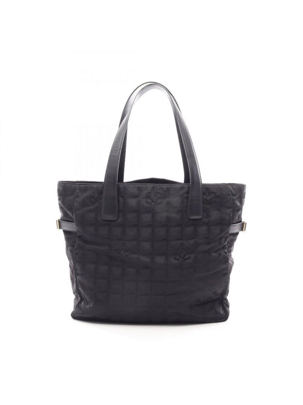 Chanel Tote Bag New Travel Line GM Black Leather GM